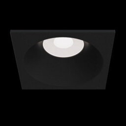 Luminosa Lighting Luminosa Zoom Recessed Square Downlight Black, 1 Light Ip65, Gu10 - thumbnail 2