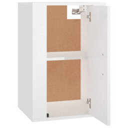 Berkfield Classic Wall Mounted Tv Cabinet High Gloss White 40X34.5X60 Cm - thumbnail 7