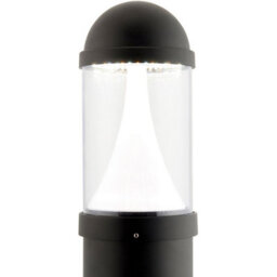 2 Pack Outdoor Bollard Post Light - 20W Cct Led Module - Textured Black Finish - thumbnail 5