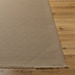 Livabliss Mystery-Washable Tan Beige Modern Living Dining Jute Rug 198 X 275 Cm Easy Care, Non Shedding - thumbnail 5