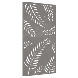 Walplus Garden Wall Decoration 105X55 Cm Corten Steel Leaf Design - thumbnail 3