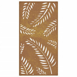 Walplus Garden Wall Decoration 105X55 Cm Corten Steel Leaf Design - thumbnail 5