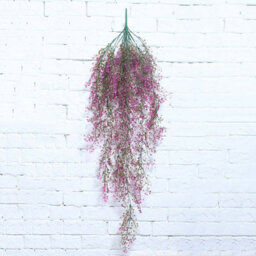 Garden Sanctuary Artificial Hanging Vines Plants, Artificial Ivy Leaves Garland, Faux Fake Plastic Decorative Artificial Plants Purple Red