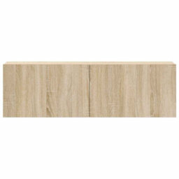 Berkfield Classic 3 Piece Tv Cabinet Set Sonoma Oak Engineered Wood - thumbnail 5