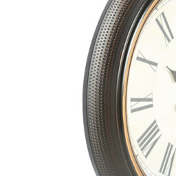 Wyld And Coco Aurora Wall Clock 63 Cm Black Vintage-Inspired Synthetic Frame - thumbnail 4
