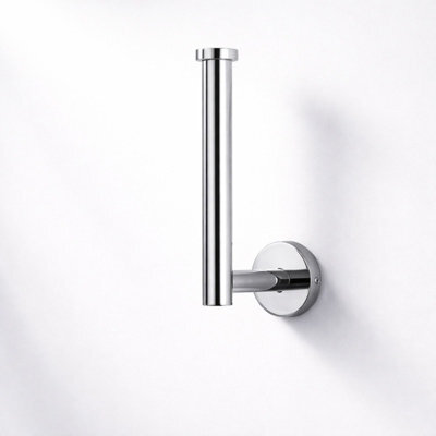 Billtix Chrome Toilet Roll Holder Wall Mounted, Modern Bathroom Toilet Paper Holder, Stainless Steel, Fits Jumbo Toilet Rolls - image 1