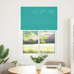 Berkfield Pleated Blind Petrol Green 85X150 Cm Fabric Width 84.4 Cm Polyester - thumbnail 2