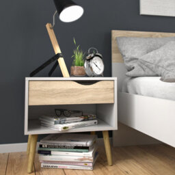 Furniture To Go Oslo 3 Piece Bedroom Set White & Oak - thumbnail 5