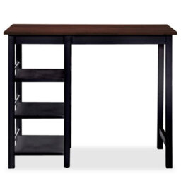 Berkfield Classic Bar Set 3 Pieces Mdf Black - thumbnail 4
