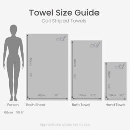 Allure Bath Fashions Cali Luxury Striped Hand Towel - Grey - thumbnail 6