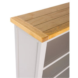Cabinet Bits Loreo Light Grey Bookcase 90X90X30Cm - thumbnail 4
