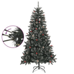 Walplus Artificial Christmas Tree With Stand Green 180 Cm Pvc - thumbnail 3