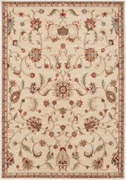 Livabliss Riley-Vintage Beige Brown Green Traditional Boho Living Dining Bedroom Rug 200 X 290 Cm Easy Care, Non Shedding