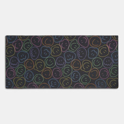 Ohs Smiley Face Beach Towel Bath Travel Quick Dry Microfibre Absorbent - thumbnail 4