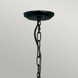 Luminosa Lighting Elstead Artisan 5 Light Chandelier Black Finish, E14 - thumbnail 2