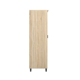 LPD Stockholm Chevron 1 Door Wardrobe - Sonoma Oak Finish With Chevron Pattern - thumbnail 3