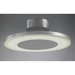 Luminosa Lighting Luminosa Hemisferic Ceiling 1 X 28W Led Round 3000K, 1800Lm, Satin Aluminium / Frosted Acrylic, 3Yrs Warranty - thumbnail 2