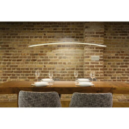 Luminosa Lighting Luminosa Hemisferic Ceiling 1 X 28W Led Round 3000K, 1800Lm, Satin Aluminium / Frosted Acrylic, 3Yrs Warranty - thumbnail 3
