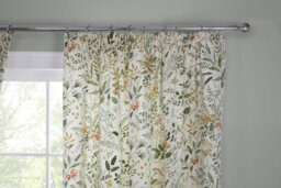 Sundour Cleo - Fully Lined Floral Curtains - Pencil Pleat - Polycotton (Willow, Filled Cover - 18'' X 18'' (Single)) - thumbnail 2
