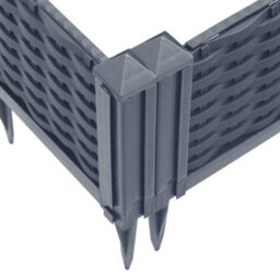 Berkfield Garden Planter With Pegs Blue Grey 42.5X42.5X28.5 Cm Pp - thumbnail 7