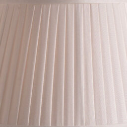 Pacific Lifestyle 30Cm Ivory Poly Cotton Pleat Lampshade Empire White Pleated Table Lamp Shade - thumbnail 3
