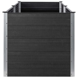 Berkfield Garden Raised Bed 200X50X91 Cm Wpc Grey - thumbnail 4