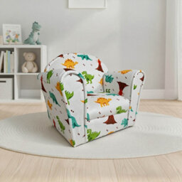 Kidsaw Kids Mini Chair Sofa Dinosaur Grey - thumbnail 1