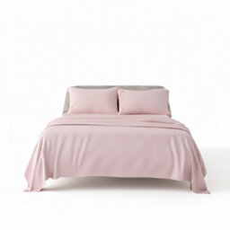Flannelette Cotton Duvet Cover Set Soft Brushed Warm Bedding Set Pink - thumbnail 2