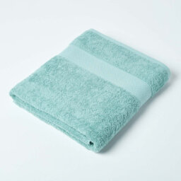Homescapes Turkish Cotton Bath Sheet, Mint Green