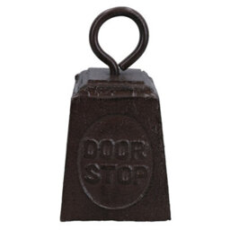 AB Tools Weight Door Stop Cast Iron Metal Doorstop Rustic House Home Stopper Wedge - thumbnail 3