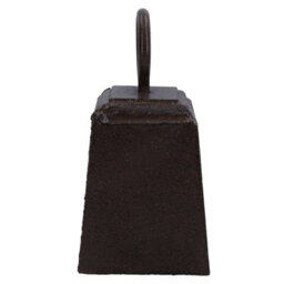 AB Tools Weight Door Stop Cast Iron Metal Doorstop Rustic House Home Stopper Wedge - thumbnail 2