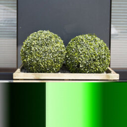 Cerland Kub Outdoor Rectangular Wooden Planter 80Cm - thumbnail 2