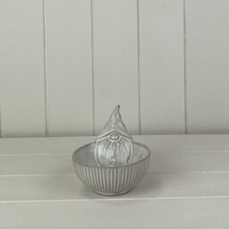 Four Candle Satchville Glazed Gonk Ceramic Bowl With Textured Detail - thumbnail 2