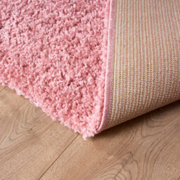"Bravich Rose Pink Thick Shaggy Rug - California - 110X160Cm (3'7X5'4"")" - thumbnail 4