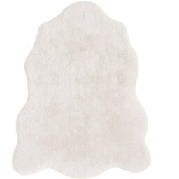 The Rugs Luxury Soft Feel Faux Fur In White - thumbnail 3