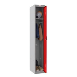 Phoenix Safe Company Phoenix Pl 300D Series Pl1133Gre 1 Column 1 Door Personal Locker In Red With Electronic Lock - thumbnail 2
