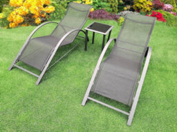 Marco Paul 3 Piece Sun Loungers And Table Set - thumbnail 8
