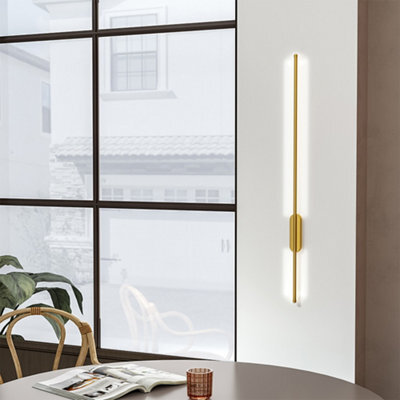 Darphe Gold 100Cm Led Strip Wall Lamp, White Light, Suitable For Bedroom Living Room - image 1