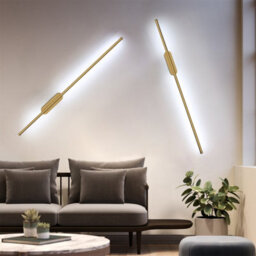 Darphe Gold 100Cm Led Strip Wall Lamp, White Light, Suitable For Bedroom Living Room - thumbnail 4