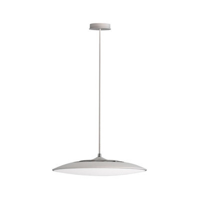 Luminosa Lighting Luminosa Slim Led Pendant 25Cm Round 16W Led, 3000K, 1440Lm, White, 3Yrs Warranty - image 1