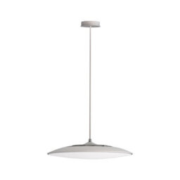 Luminosa Lighting Luminosa Slim Led Pendant 25Cm Round 16W Led, 3000K, 1440Lm, White, 3Yrs Warranty - thumbnail 1