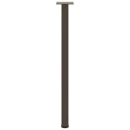 Berkfield Console Table Legs 4 Pcs Natural Steel 72-74 Cm Steel - thumbnail 5