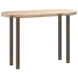 Berkfield Console Table Legs 4 Pcs Natural Steel 72-74 Cm Steel - thumbnail 8