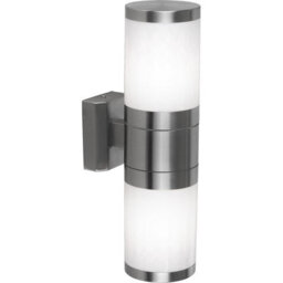 Luminosa Lighting Luminosa Xeloo Outdoor Up Down Wall Lamp Stainless Steel Ip44 2X E27 - thumbnail 2