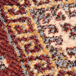 Orange Easy To Clean Bordered Geometrical Traditional Persian Rug For Living Room, Bedroom, Dining Room - 120Cm X 170Cm - thumbnail 3