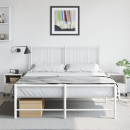 Berkfield Bedside Cabinets 2 Pcs White 36X39X43.5 Cm Steel - thumbnail 3