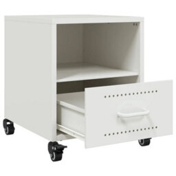 Berkfield Bedside Cabinets 2 Pcs White 36X39X43.5 Cm Steel - thumbnail 9