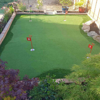 "Golf 15mm (3100 Gsm) Premium Extra Thick Putting Green Outdoor Artificial Grass, Artificial Turf-4M(13'1"") X 2M(6'6"")-8M²" - image 1