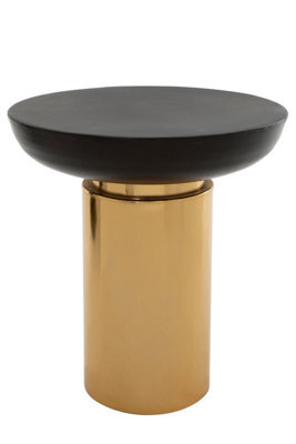 Orsina Premier Housewares Black And Gold Side Table - image 1