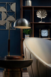 Orsina Premier Housewares Black And Gold Side Table - thumbnail 2